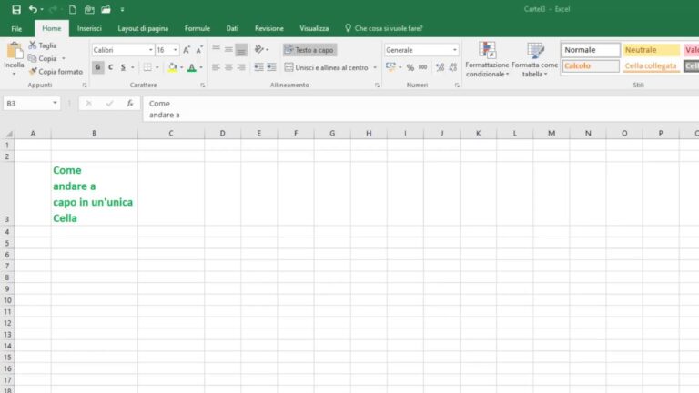Imperdibile tutorial: Andare a capo in Excel e risparmiare tempo nella formattazione